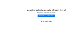 Desktop Screenshot of postlikeapirate.com