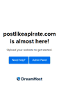 Mobile Screenshot of postlikeapirate.com